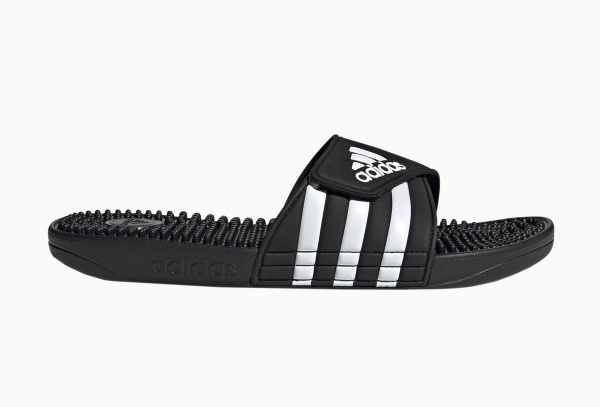 Шлепанцы ADISSAGE (RU 44 UK 11 USm 11.5 СМ 28.4; Black / White)